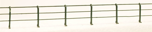 Ferro Train M-123 -  Steel tube railing, curved top, brass kit